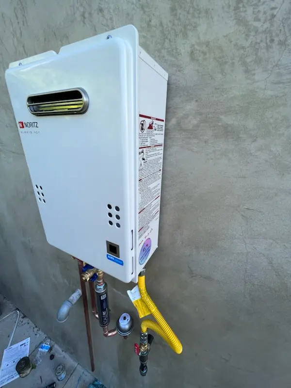 Tankless water heater installation for Downey homes